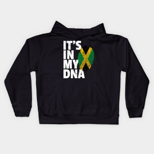 Jamaica Flag Jamaican Pride Dna Island Kids Hoodie